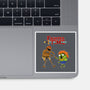 Fighter Time-None-Glossy-Sticker-joerawks