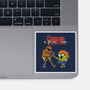Fighter Time-None-Glossy-Sticker-joerawks