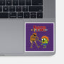 Fighter Time-None-Glossy-Sticker-joerawks