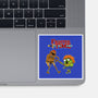 Fighter Time-None-Glossy-Sticker-joerawks