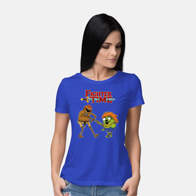 Fighter Time-Womens-Basic-Tee-joerawks