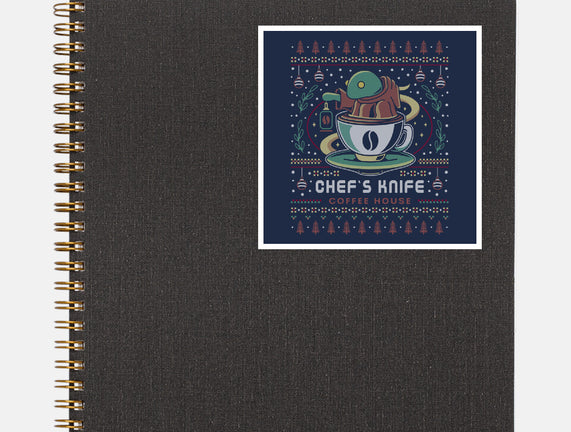 Chefs Knife Coffee Ugly Sweater