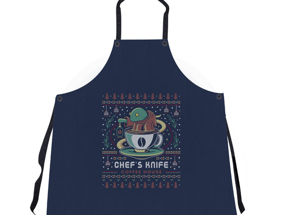 Chefs Knife Coffee Ugly Sweater