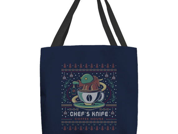 Chefs Knife Coffee Ugly Sweater