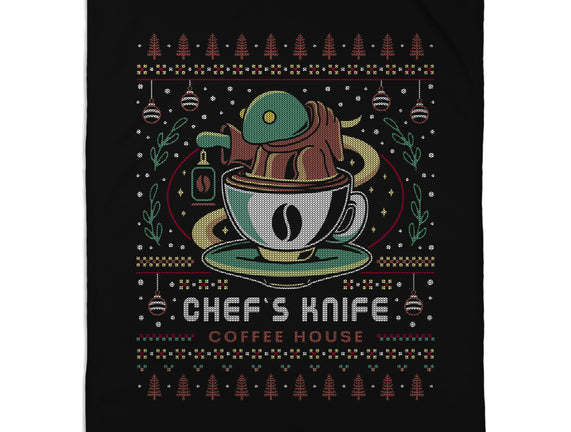 Chefs Knife Coffee Ugly Sweater
