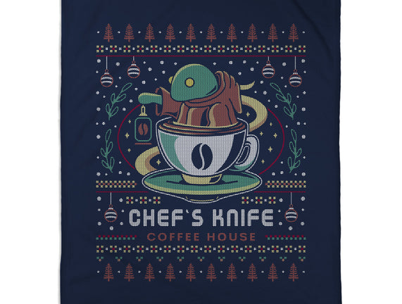 Chefs Knife Coffee Ugly Sweater