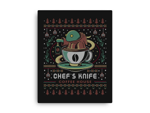 Chefs Knife Coffee Ugly Sweater