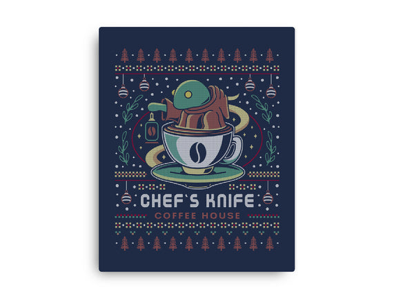Chefs Knife Coffee Ugly Sweater