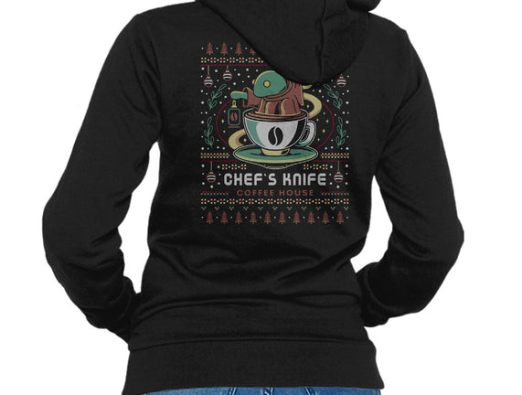 Chefs Knife Coffee Ugly Sweater