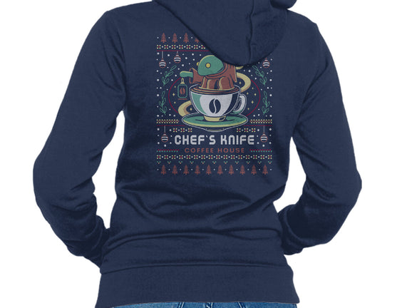 Chefs Knife Coffee Ugly Sweater