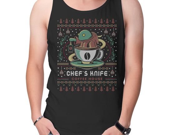 Chefs Knife Coffee Ugly Sweater
