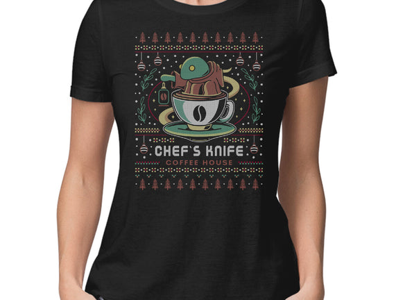 Chefs Knife Coffee Ugly Sweater