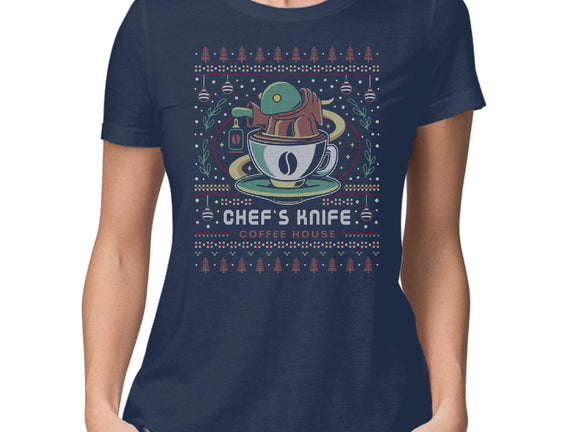 Chefs Knife Coffee Ugly Sweater