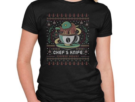 Chefs Knife Coffee Ugly Sweater