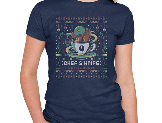 Chefs Knife Coffee Ugly Sweater