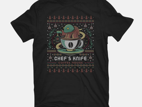 Chefs Knife Coffee Ugly Sweater