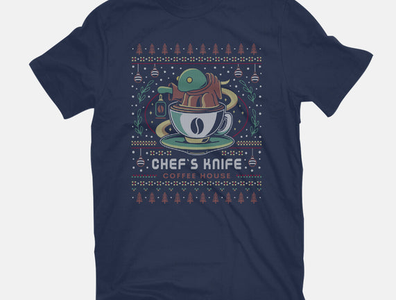 Chefs Knife Coffee Ugly Sweater