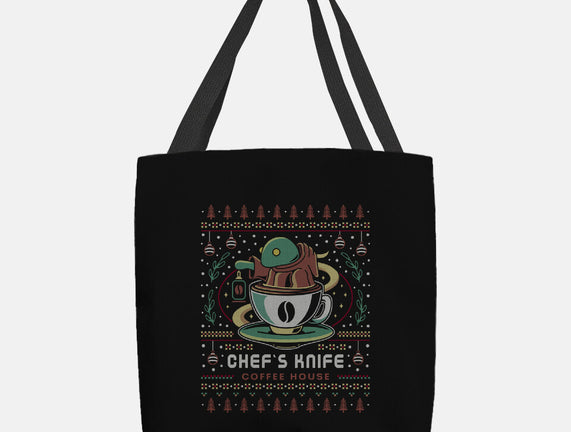 Chefs Knife Coffee Ugly Sweater
