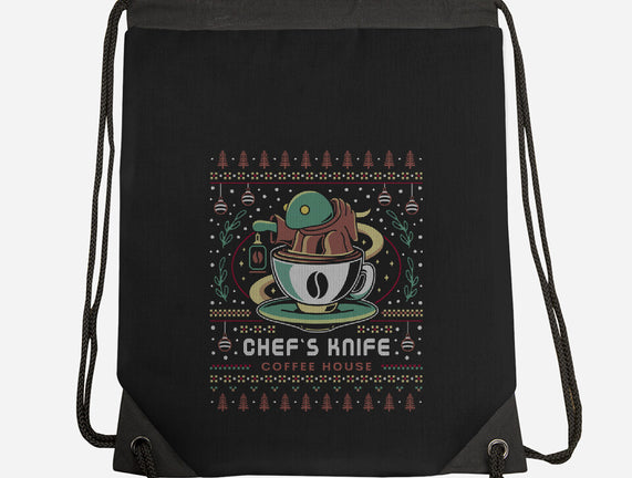 Chefs Knife Coffee Ugly Sweater