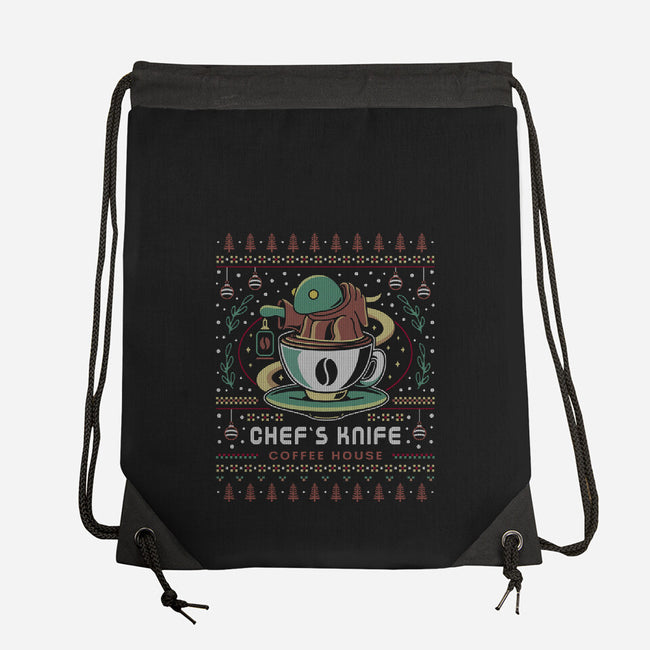 Chefs Knife Coffee Ugly Sweater-None-Drawstring-Bag-LAGELANTEE