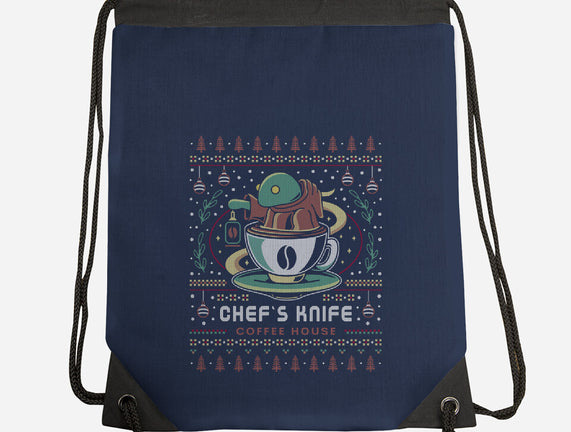 Chefs Knife Coffee Ugly Sweater