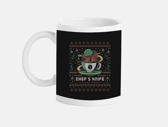 Chefs Knife Coffee Ugly Sweater