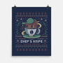Chefs Knife Coffee Ugly Sweater-None-Matte-Poster-LAGELANTEE