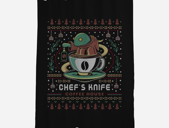 Chefs Knife Coffee Ugly Sweater