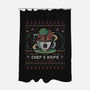 Chefs Knife Coffee Ugly Sweater-None-Polyester-Shower Curtain-LAGELANTEE
