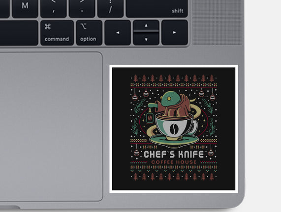 Chefs Knife Coffee Ugly Sweater