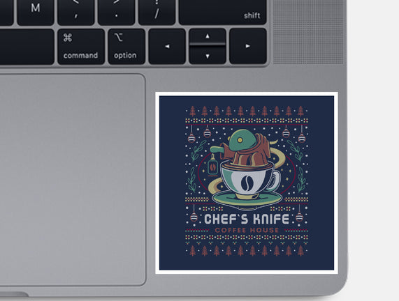 Chefs Knife Coffee Ugly Sweater