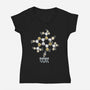 Chemical Happiness-Womens-V-Neck-Tee-palmstreet