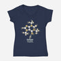 Chemical Happiness-Womens-V-Neck-Tee-palmstreet