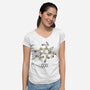 Chemical Happiness-Womens-V-Neck-Tee-palmstreet