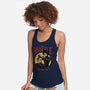 Scissorhands Barbershop-Womens-Racerback-Tank-alfbocreative