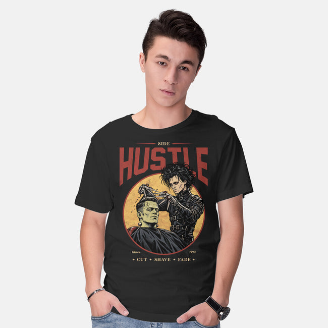 Scissorhands Barbershop-Mens-Basic-Tee-alfbocreative