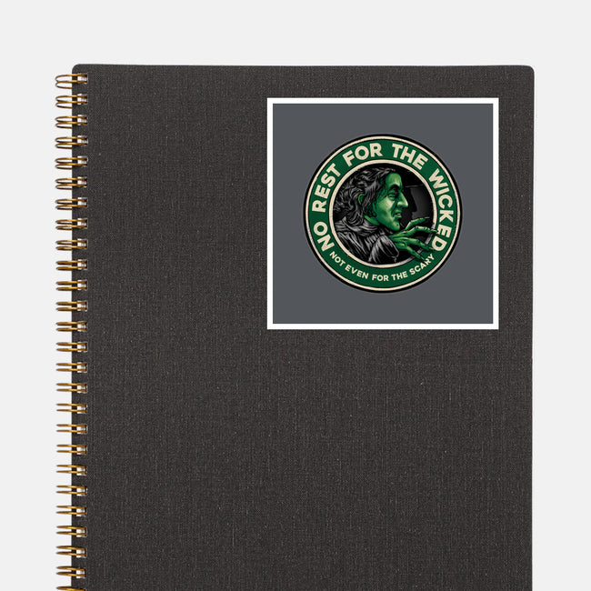 Not Even For The Scary-None-Glossy-Sticker-glitchygorilla
