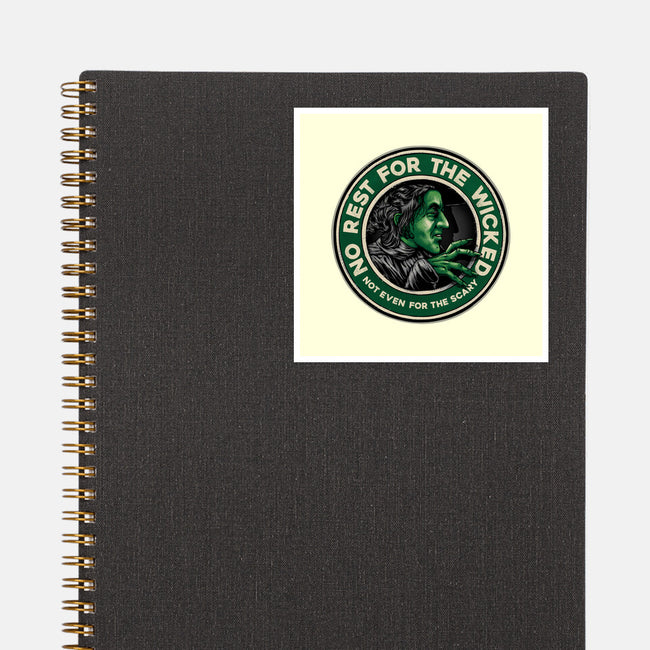 Not Even For The Scary-None-Glossy-Sticker-glitchygorilla