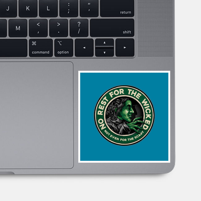 Not Even For The Scary-None-Glossy-Sticker-glitchygorilla