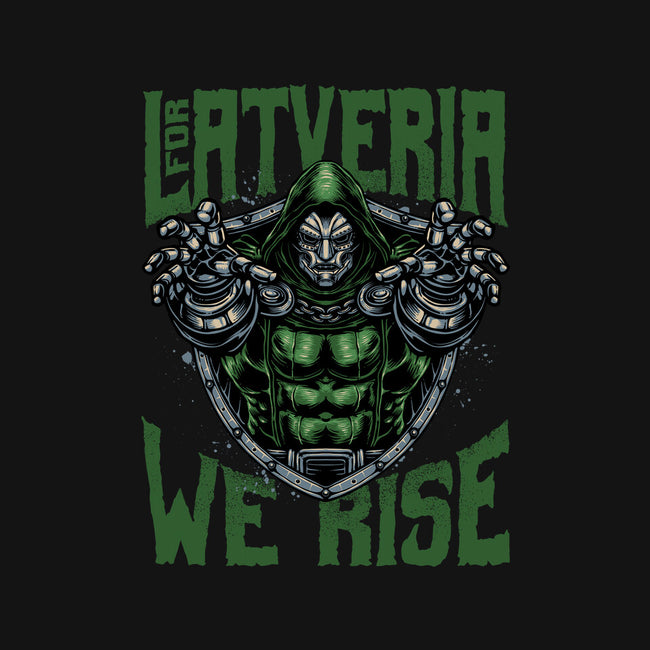 For Latveria We Rise-None-Drawstring-Bag-glitchygorilla