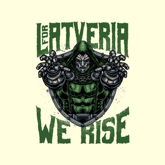 For Latveria We Rise-None-Drawstring-Bag-glitchygorilla