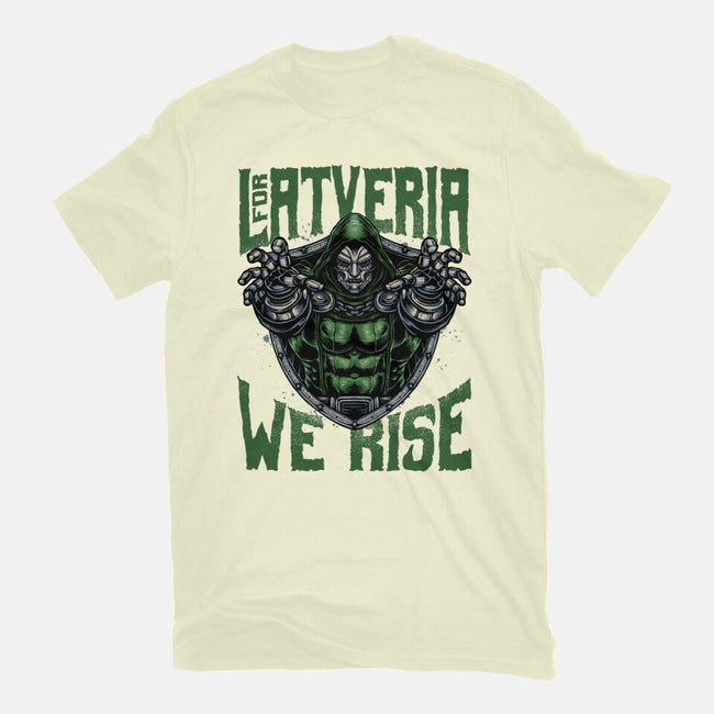 For Latveria We Rise-Mens-Basic-Tee-glitchygorilla