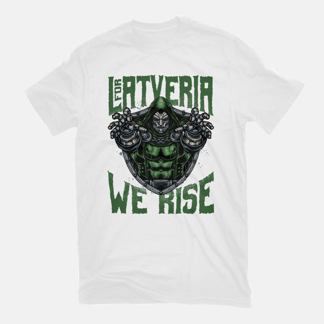 For Latveria We Rise-Mens-Basic-Tee-glitchygorilla