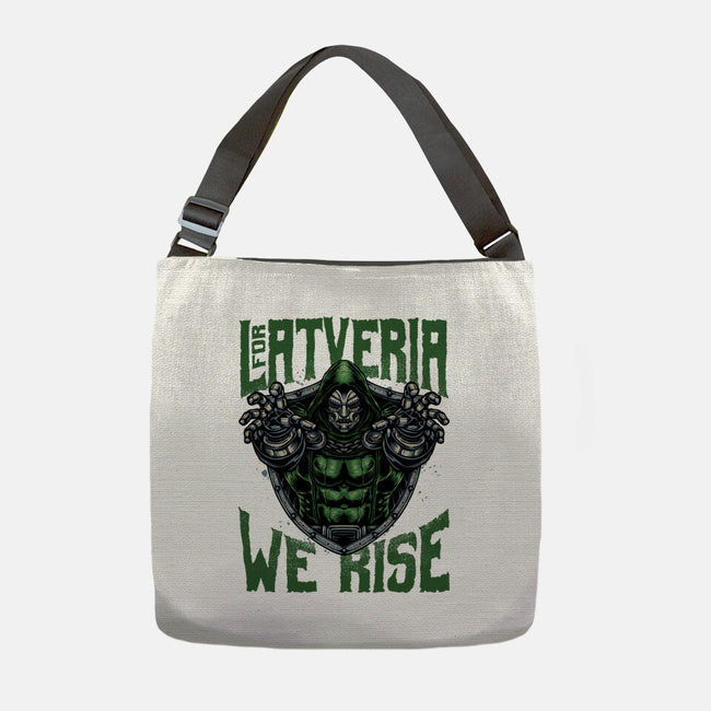 For Latveria We Rise-None-Adjustable Tote-Bag-glitchygorilla