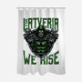 For Latveria We Rise-None-Polyester-Shower Curtain-glitchygorilla
