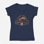 Hungrious Carnivorus-Womens-V-Neck-Tee-Angoes25