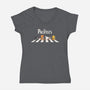 The Pacifists-Womens-V-Neck-Tee-2DFeer