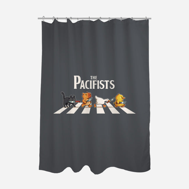 The Pacifists-None-Polyester-Shower Curtain-2DFeer