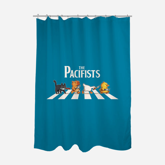 The Pacifists-None-Polyester-Shower Curtain-2DFeer