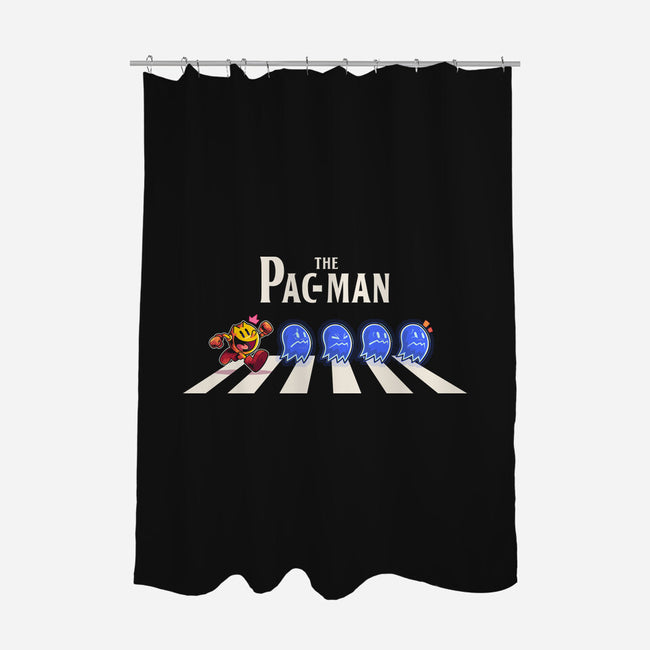 The Pac-Man-None-Polyester-Shower Curtain-2DFeer